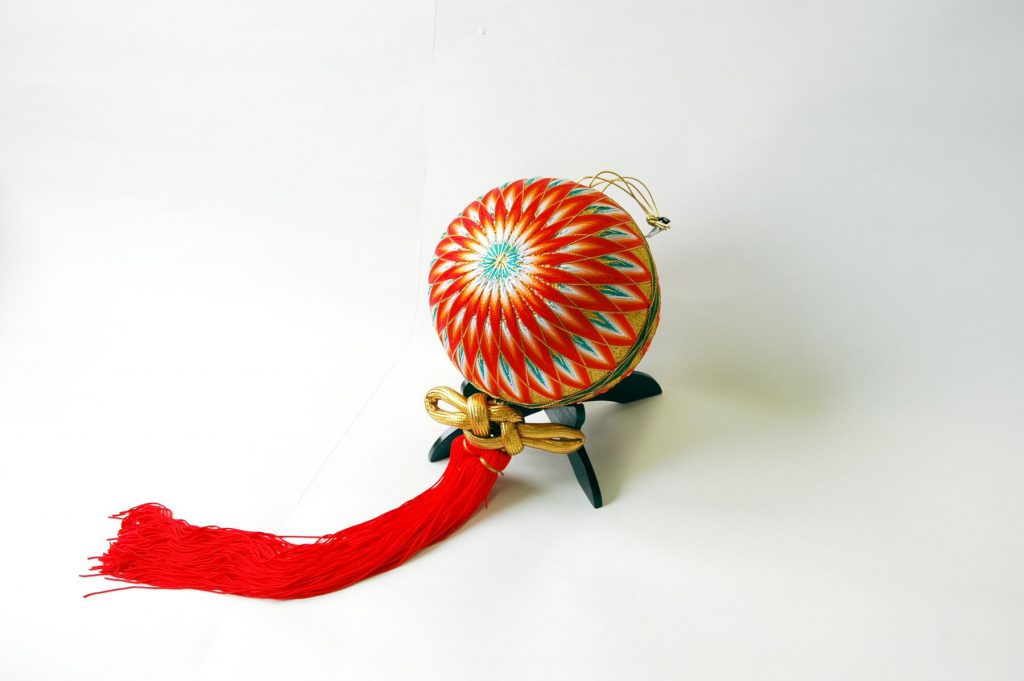 御殿まり　鶴　15cm a894a7226fab8a4b966ed701a61131