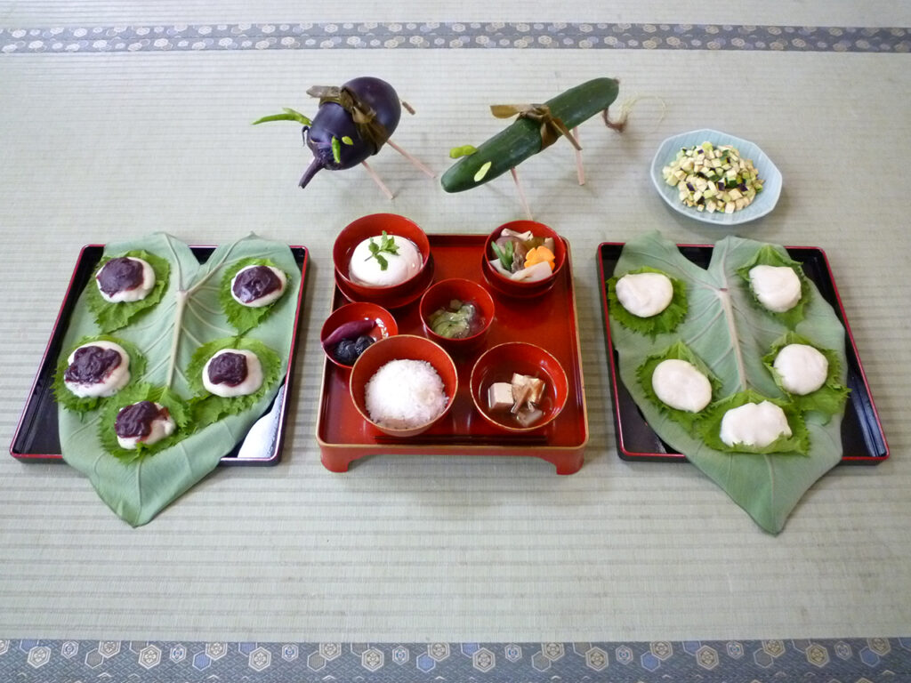 夏の行事食 お盆のお膳 – つるおか観光ナビ