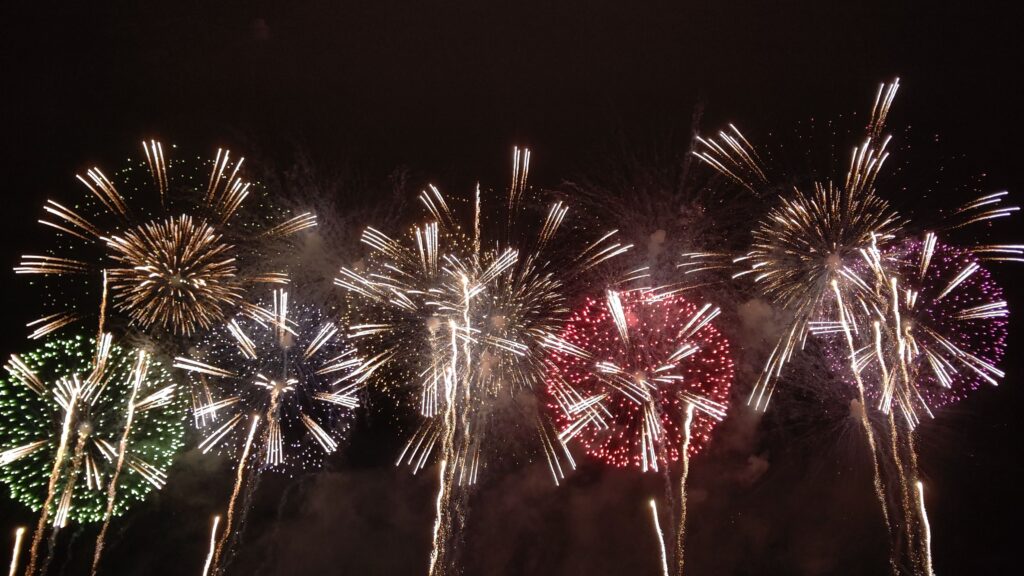 花火 Hyperstereoscopy 3D VR180 ] 長岡花火2025（2日目）楽曲無し