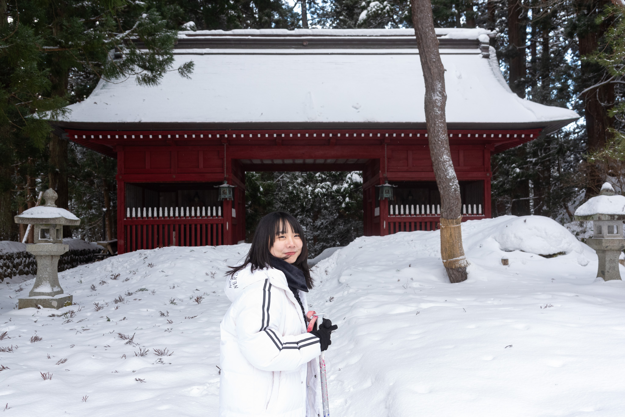 羽黒山 随神門から国宝五重塔へ